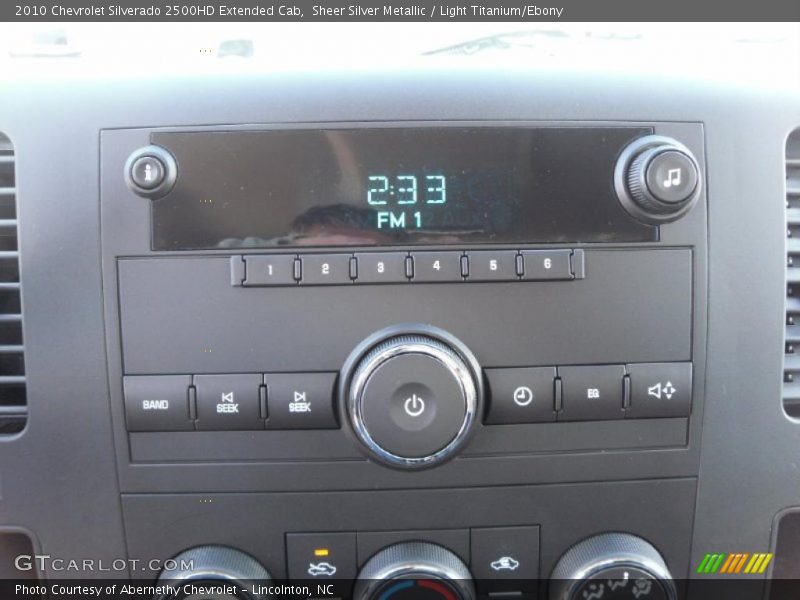Sheer Silver Metallic / Light Titanium/Ebony 2010 Chevrolet Silverado 2500HD Extended Cab