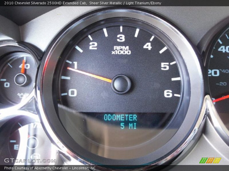 Sheer Silver Metallic / Light Titanium/Ebony 2010 Chevrolet Silverado 2500HD Extended Cab