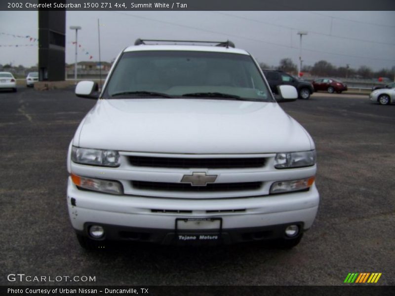 Summit White / Tan 2002 Chevrolet Suburban 1500 Z71 4x4