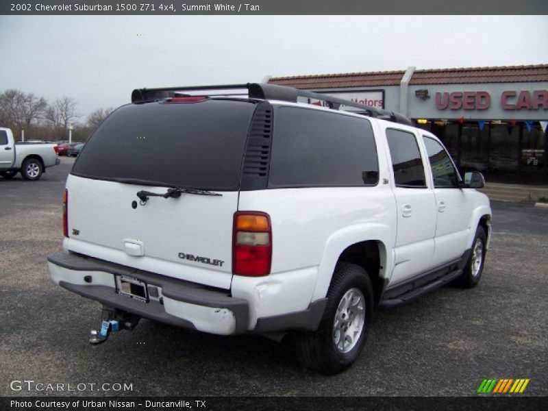 Summit White / Tan 2002 Chevrolet Suburban 1500 Z71 4x4