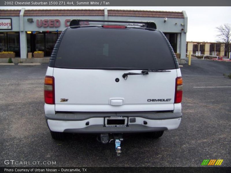 Summit White / Tan 2002 Chevrolet Suburban 1500 Z71 4x4