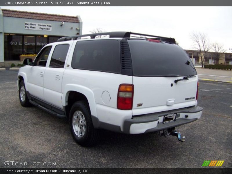 Summit White / Tan 2002 Chevrolet Suburban 1500 Z71 4x4