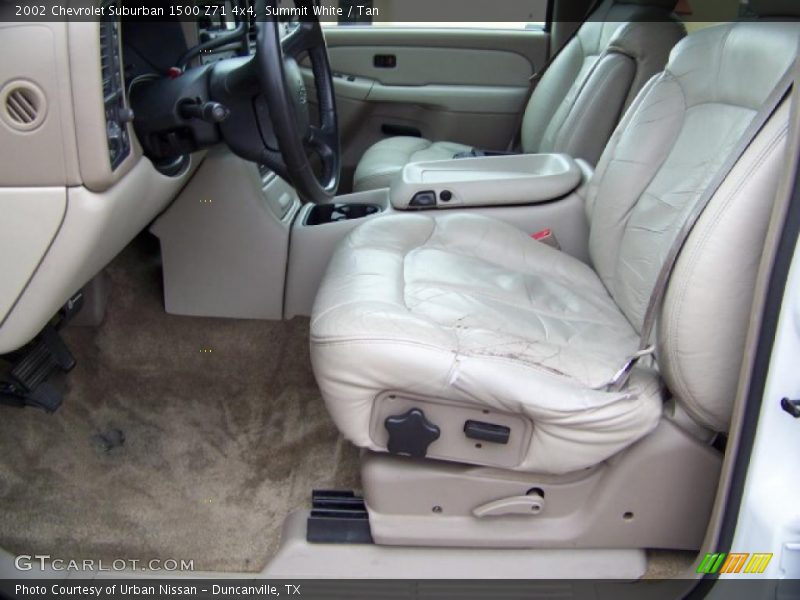 Summit White / Tan 2002 Chevrolet Suburban 1500 Z71 4x4