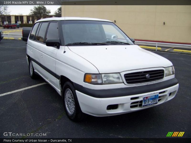 White / Gray 1996 Mazda MPV DX