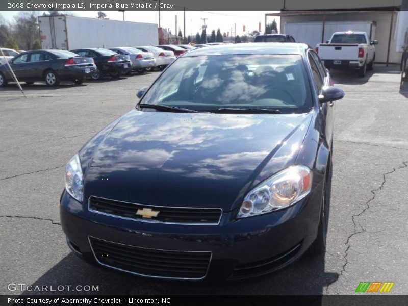 Imperial Blue Metallic / Gray 2008 Chevrolet Impala LS