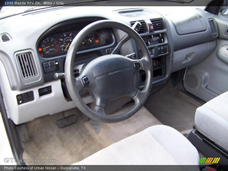 White / Gray 1996 Mazda MPV DX