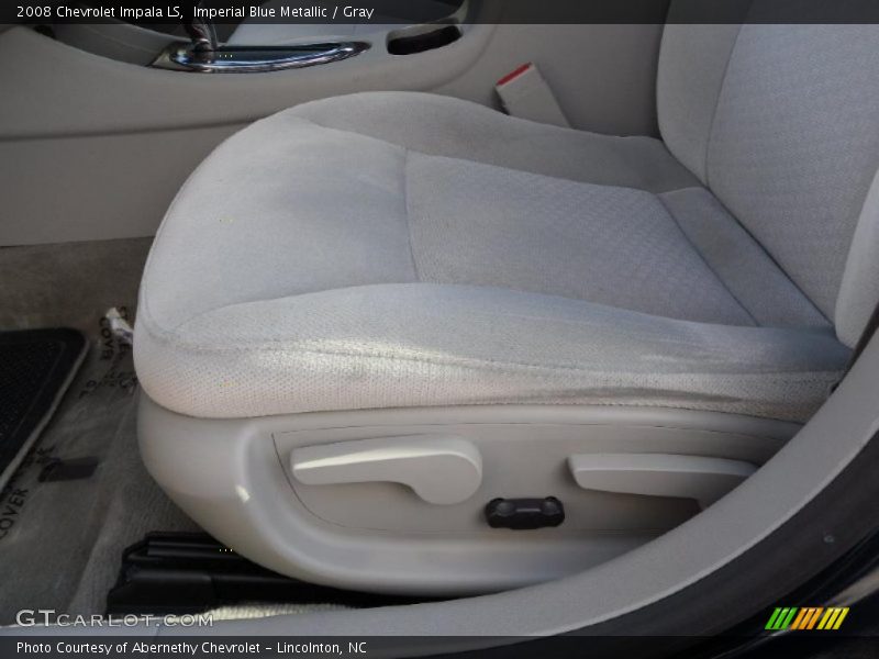 Imperial Blue Metallic / Gray 2008 Chevrolet Impala LS