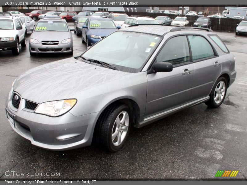 Crystal Gray Metallic / Anthracite Black 2007 Subaru Impreza 2.5i Wagon