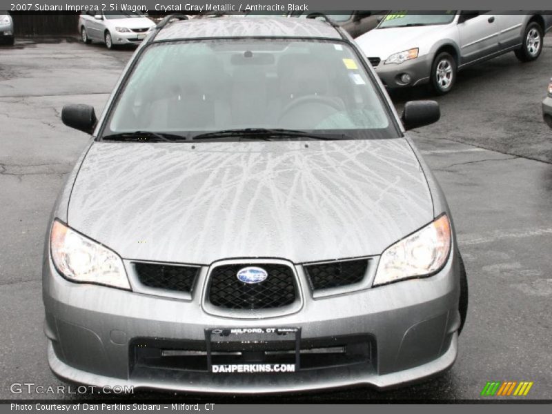 Crystal Gray Metallic / Anthracite Black 2007 Subaru Impreza 2.5i Wagon