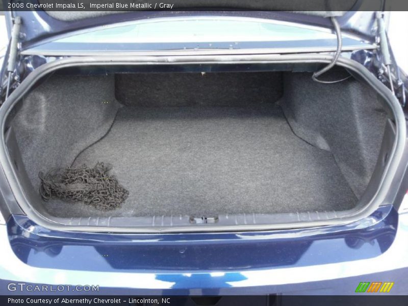 Imperial Blue Metallic / Gray 2008 Chevrolet Impala LS