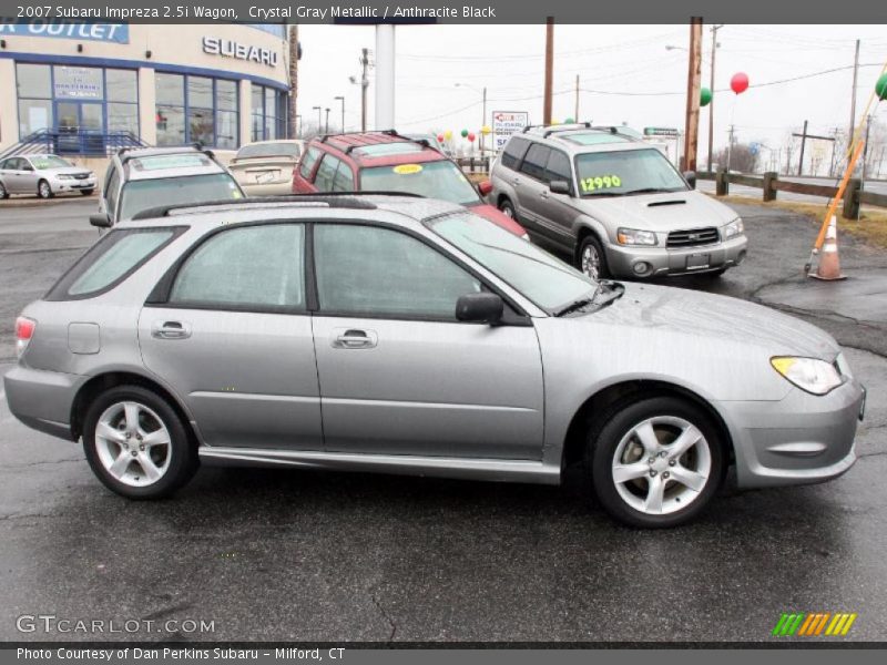 Crystal Gray Metallic / Anthracite Black 2007 Subaru Impreza 2.5i Wagon