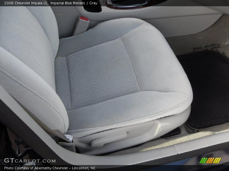 Imperial Blue Metallic / Gray 2008 Chevrolet Impala LS