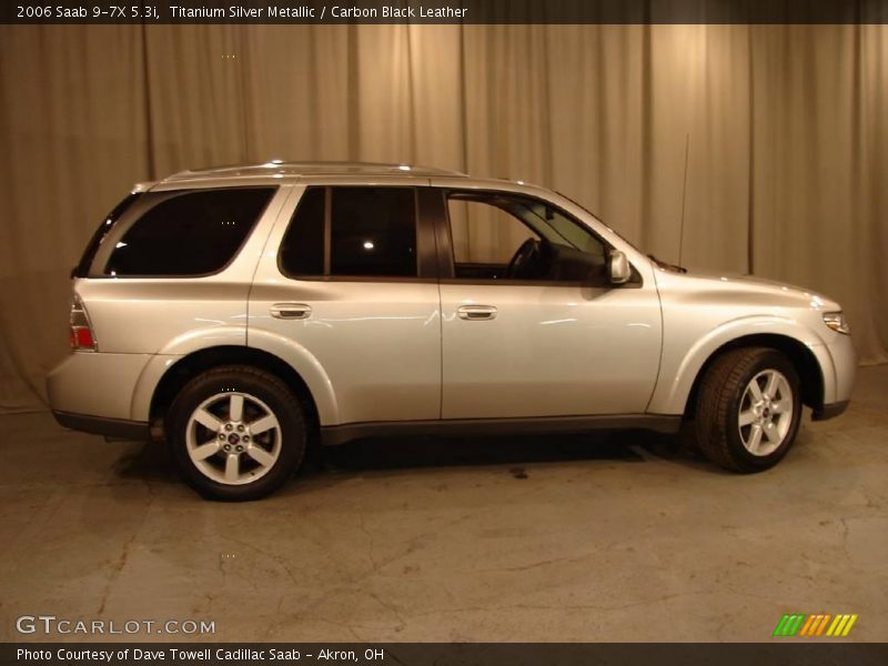 Titanium Silver Metallic / Carbon Black Leather 2006 Saab 9-7X 5.3i