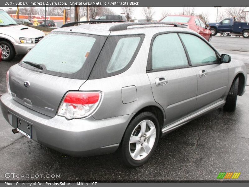 Crystal Gray Metallic / Anthracite Black 2007 Subaru Impreza 2.5i Wagon