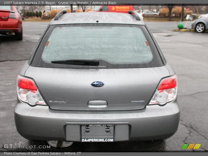 Crystal Gray Metallic / Anthracite Black 2007 Subaru Impreza 2.5i Wagon