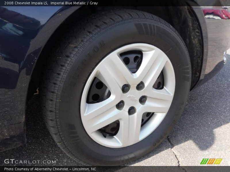 Imperial Blue Metallic / Gray 2008 Chevrolet Impala LS