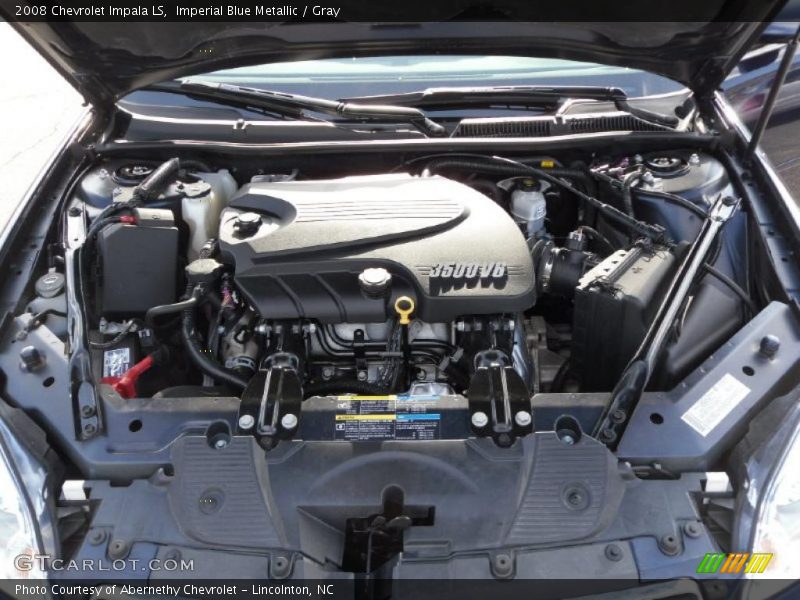Imperial Blue Metallic / Gray 2008 Chevrolet Impala LS