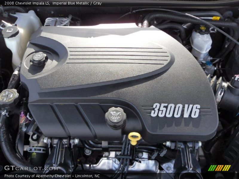 Imperial Blue Metallic / Gray 2008 Chevrolet Impala LS