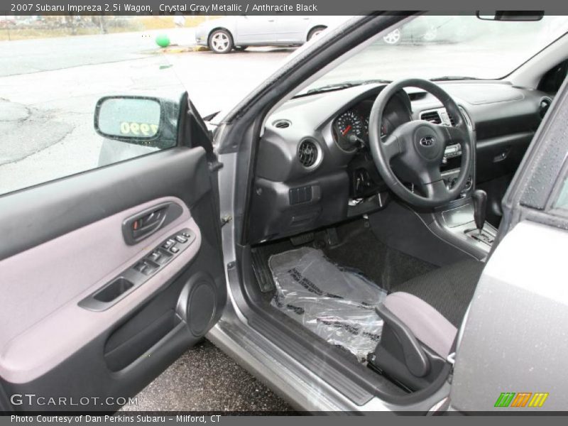 Crystal Gray Metallic / Anthracite Black 2007 Subaru Impreza 2.5i Wagon