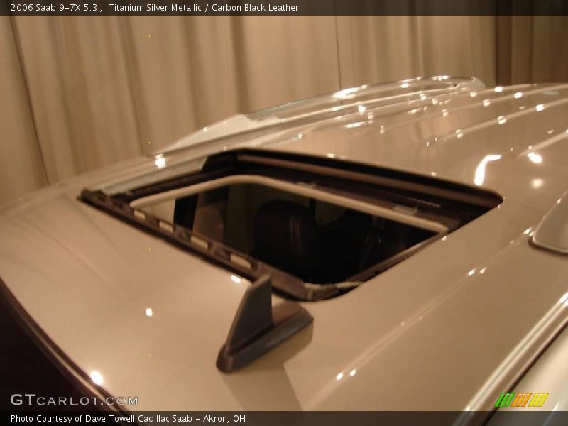 Titanium Silver Metallic / Carbon Black Leather 2006 Saab 9-7X 5.3i