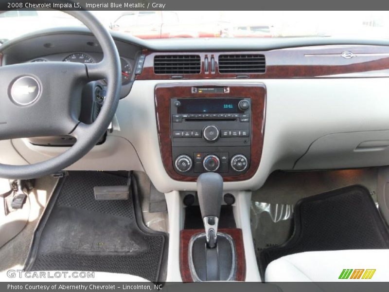 Imperial Blue Metallic / Gray 2008 Chevrolet Impala LS