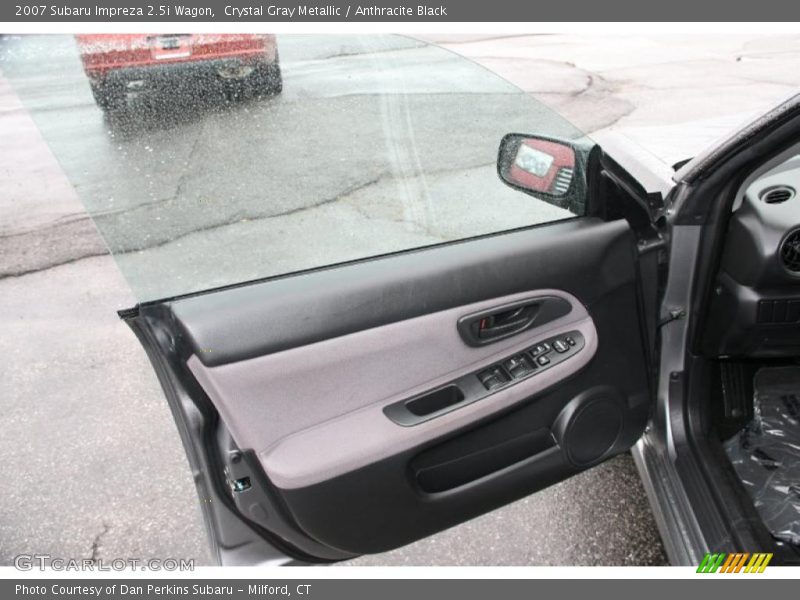 Crystal Gray Metallic / Anthracite Black 2007 Subaru Impreza 2.5i Wagon