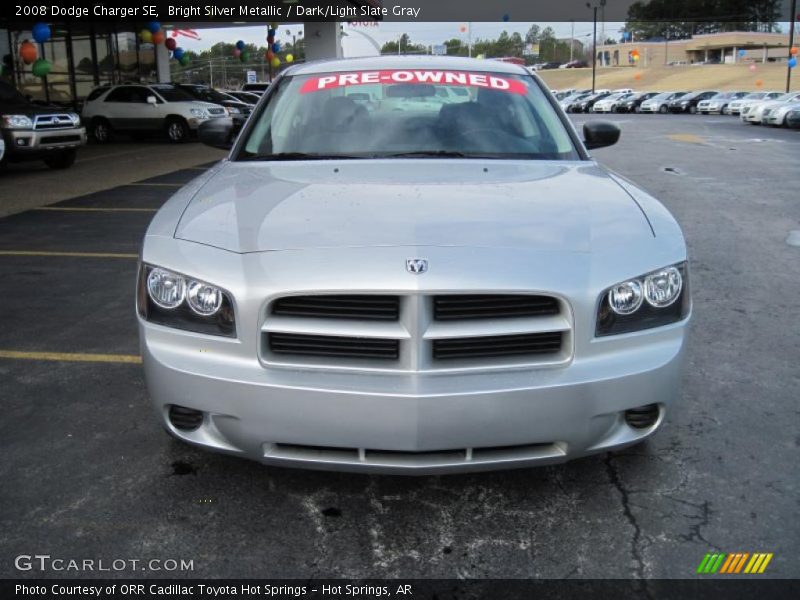 Bright Silver Metallic / Dark/Light Slate Gray 2008 Dodge Charger SE