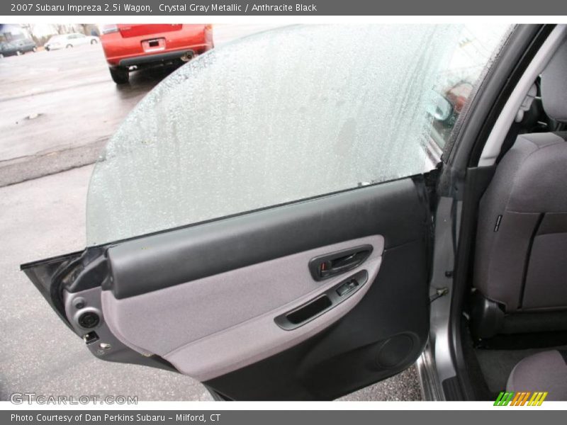 Crystal Gray Metallic / Anthracite Black 2007 Subaru Impreza 2.5i Wagon