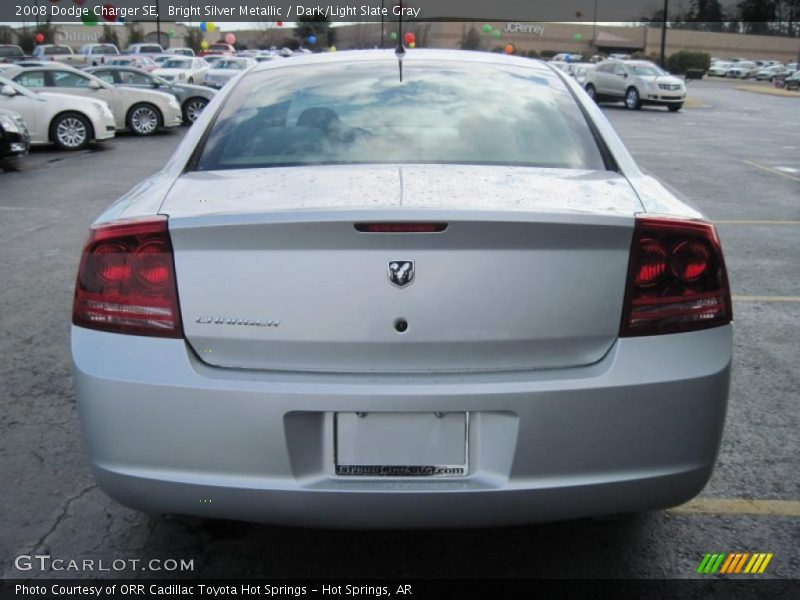 Bright Silver Metallic / Dark/Light Slate Gray 2008 Dodge Charger SE