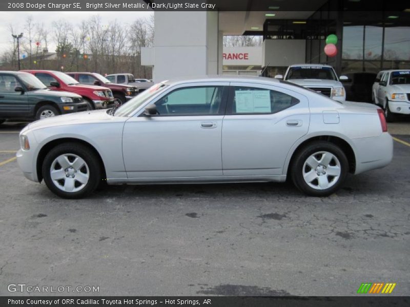 Bright Silver Metallic / Dark/Light Slate Gray 2008 Dodge Charger SE
