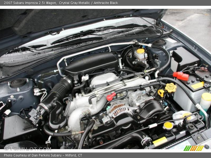 Crystal Gray Metallic / Anthracite Black 2007 Subaru Impreza 2.5i Wagon