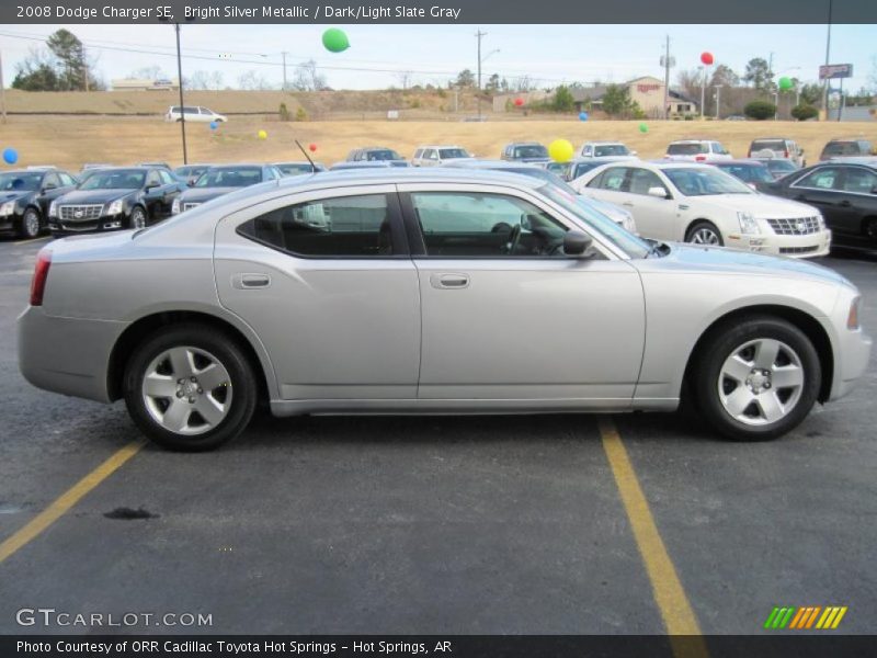Bright Silver Metallic / Dark/Light Slate Gray 2008 Dodge Charger SE