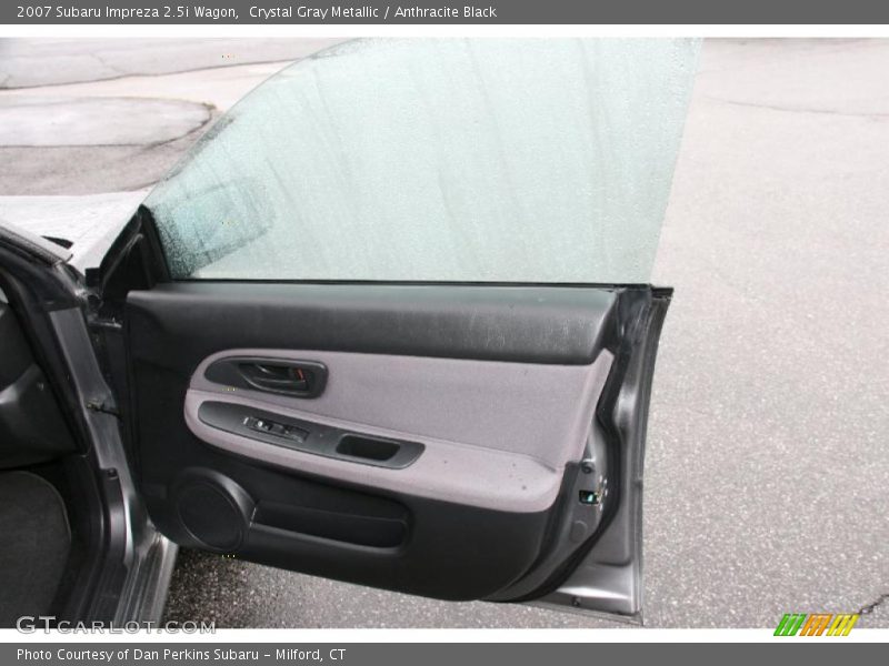 Crystal Gray Metallic / Anthracite Black 2007 Subaru Impreza 2.5i Wagon