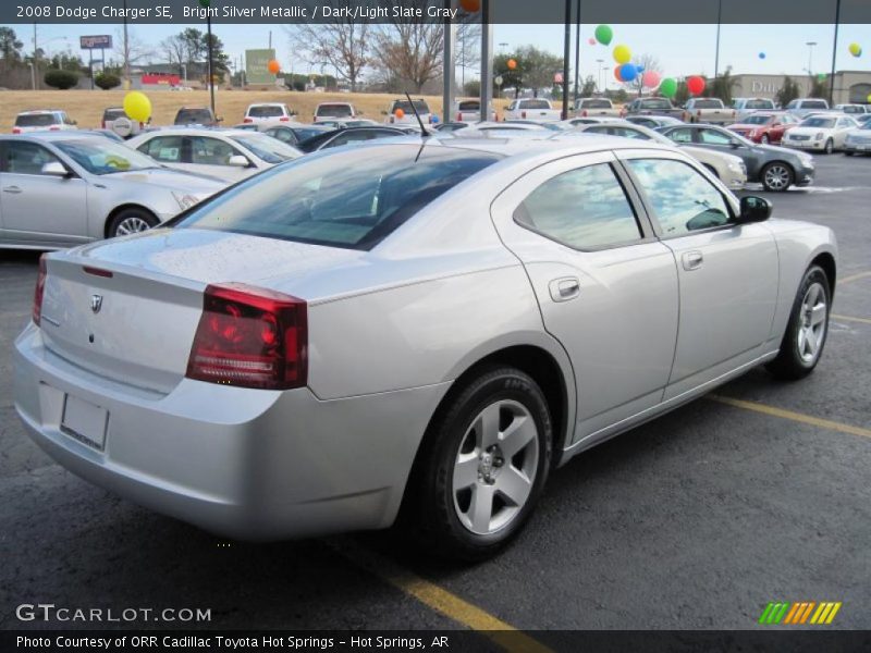 Bright Silver Metallic / Dark/Light Slate Gray 2008 Dodge Charger SE
