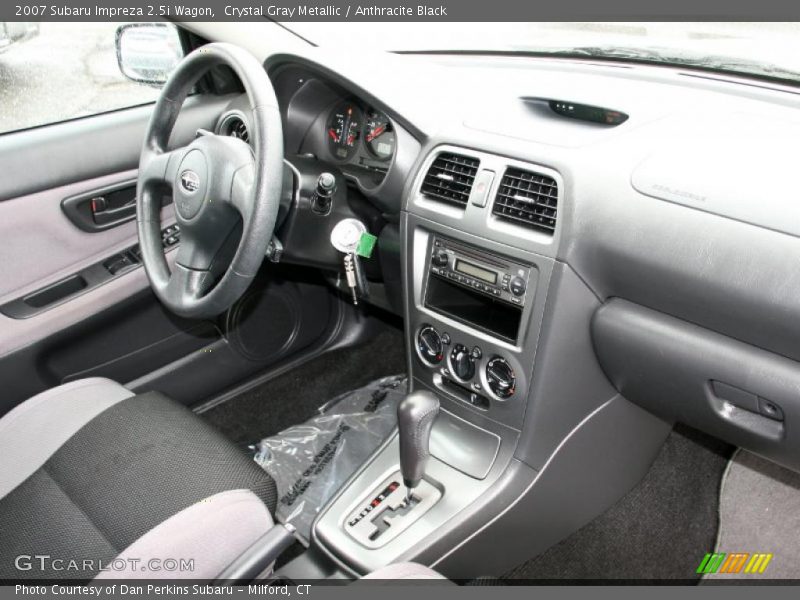 Crystal Gray Metallic / Anthracite Black 2007 Subaru Impreza 2.5i Wagon