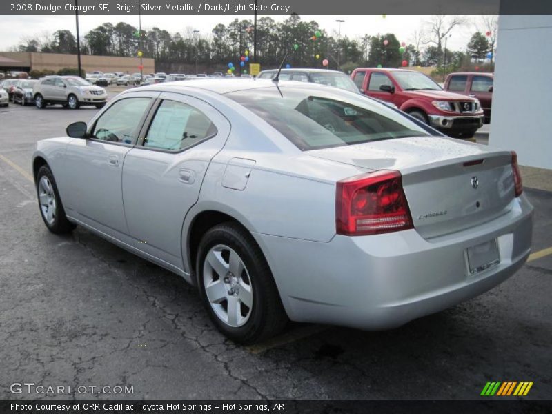 Bright Silver Metallic / Dark/Light Slate Gray 2008 Dodge Charger SE