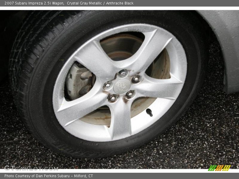 Crystal Gray Metallic / Anthracite Black 2007 Subaru Impreza 2.5i Wagon