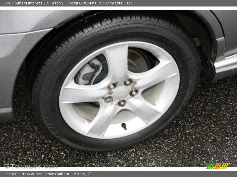 Crystal Gray Metallic / Anthracite Black 2007 Subaru Impreza 2.5i Wagon