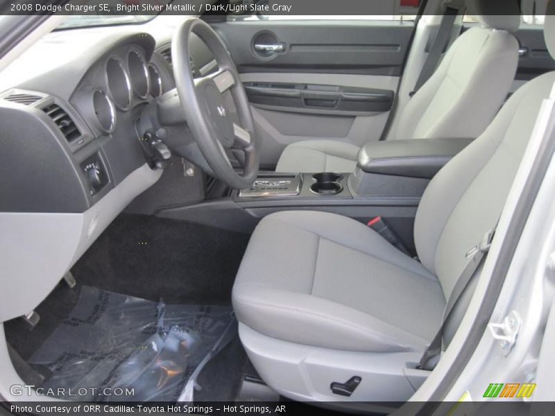 Bright Silver Metallic / Dark/Light Slate Gray 2008 Dodge Charger SE