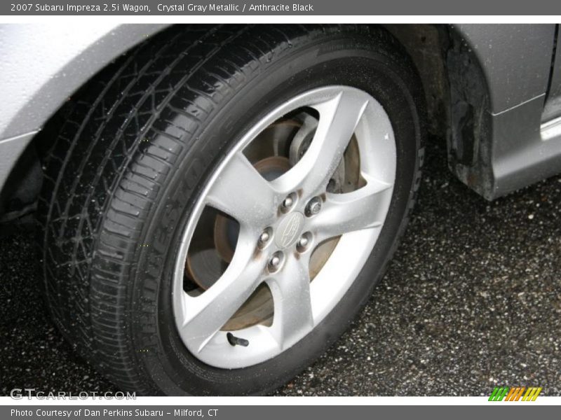 Crystal Gray Metallic / Anthracite Black 2007 Subaru Impreza 2.5i Wagon