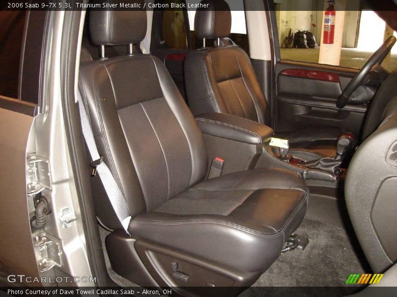Titanium Silver Metallic / Carbon Black Leather 2006 Saab 9-7X 5.3i