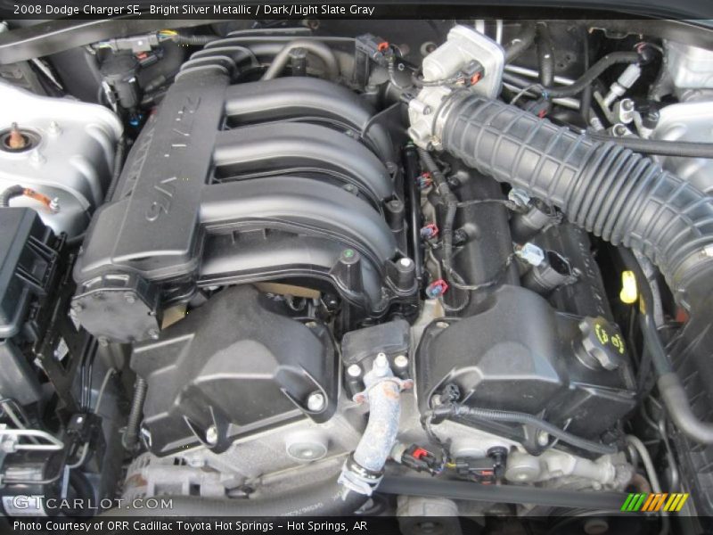 Bright Silver Metallic / Dark/Light Slate Gray 2008 Dodge Charger SE