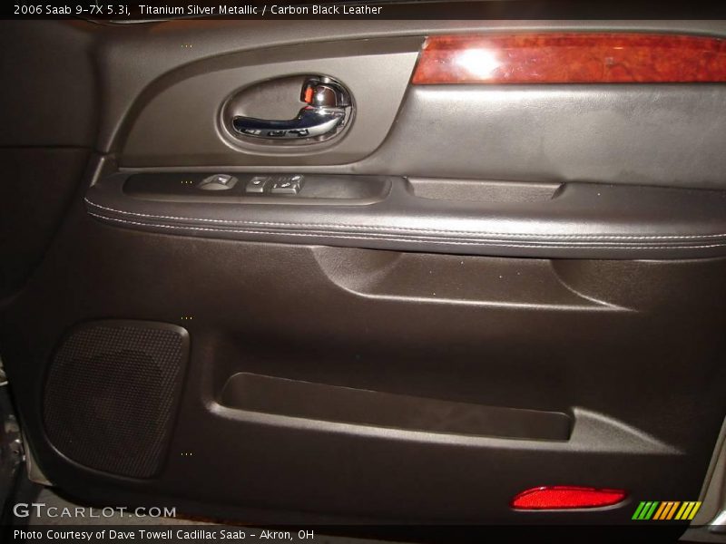 Titanium Silver Metallic / Carbon Black Leather 2006 Saab 9-7X 5.3i