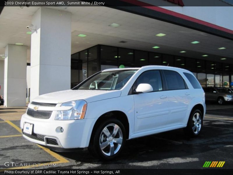 Summit White / Ebony 2009 Chevrolet Equinox Sport AWD