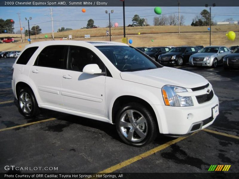 Summit White / Ebony 2009 Chevrolet Equinox Sport AWD