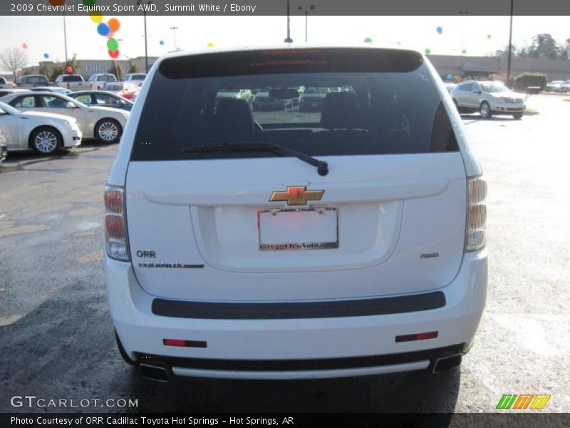 Summit White / Ebony 2009 Chevrolet Equinox Sport AWD