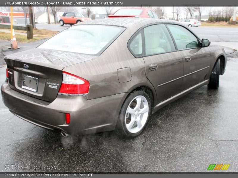 Deep Bronze Metallic / Warm Ivory 2009 Subaru Legacy 2.5i Sedan