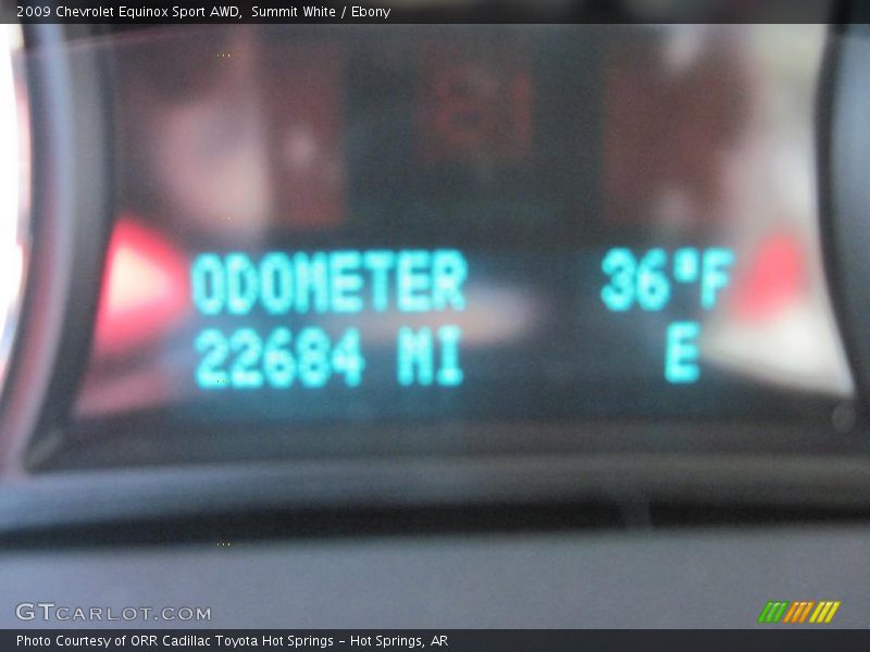 Summit White / Ebony 2009 Chevrolet Equinox Sport AWD
