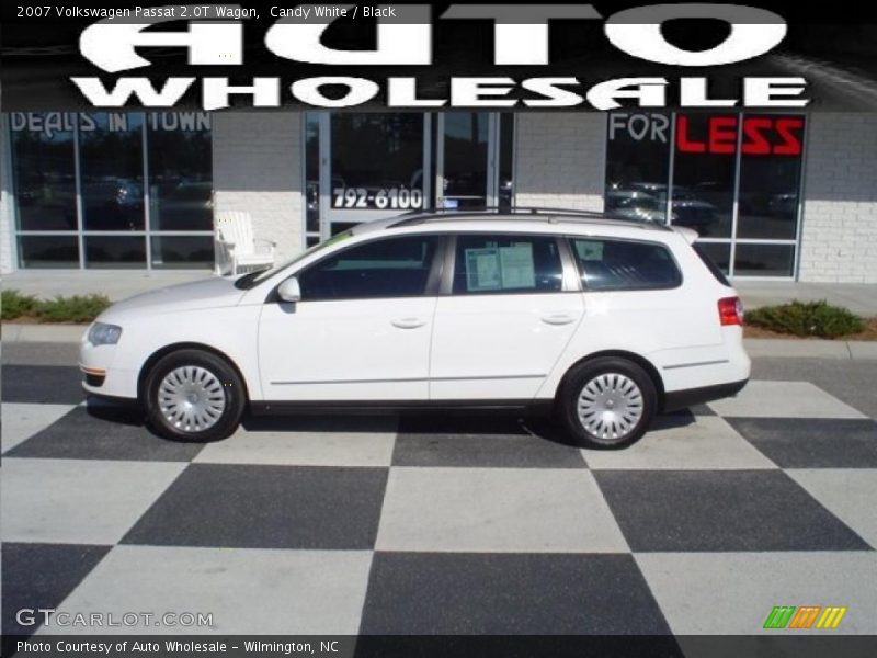 Candy White / Black 2007 Volkswagen Passat 2.0T Wagon