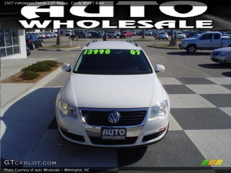 Candy White / Black 2007 Volkswagen Passat 2.0T Wagon